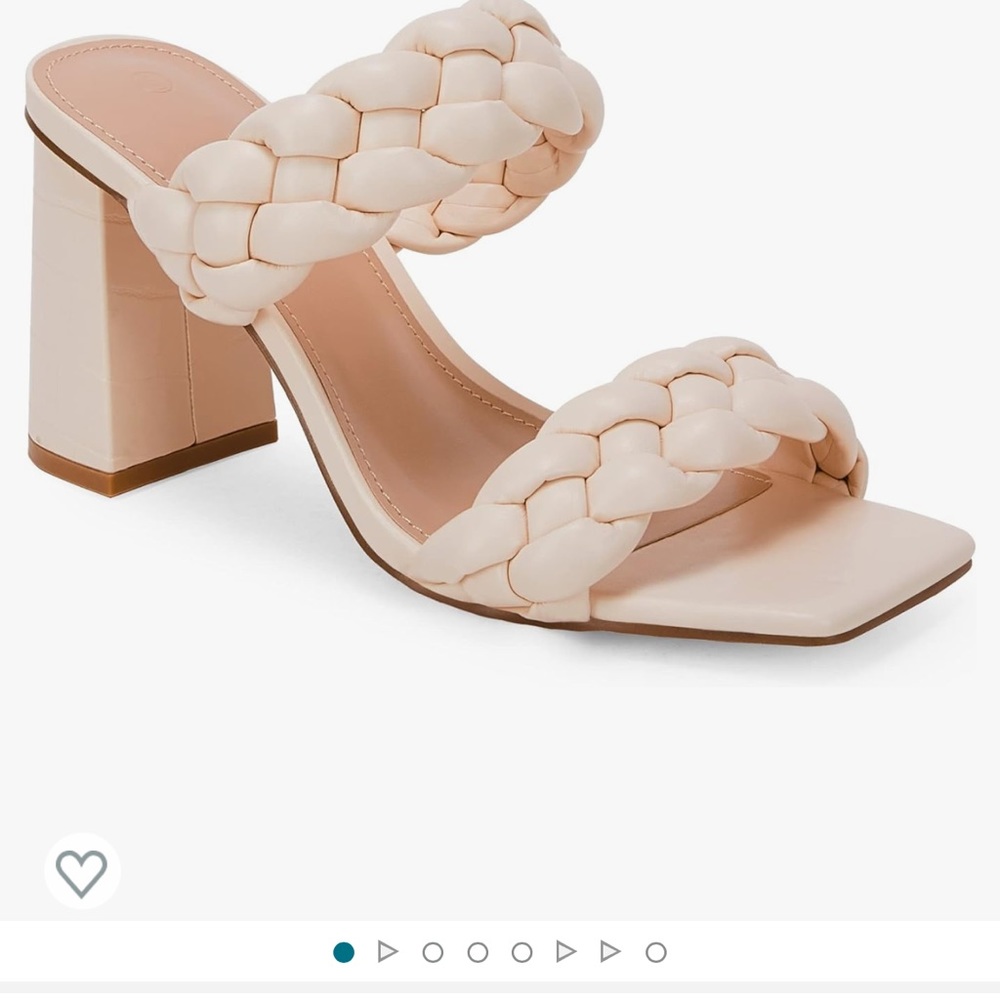 Women’s braided heels